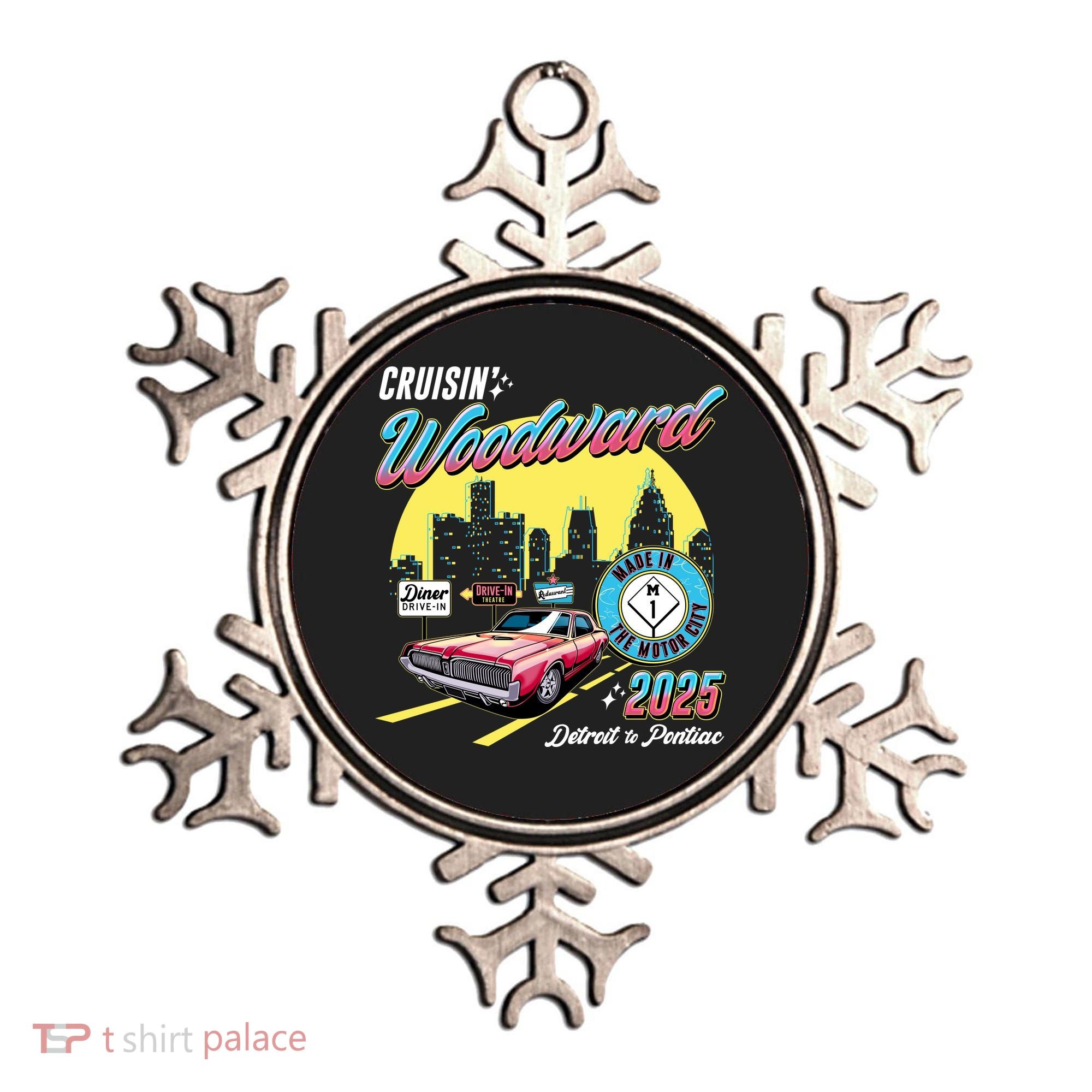 Crusin Woodward Made In The Motor City 2025  Ornament