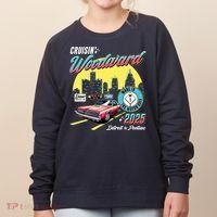 Crusin Woodward Made In The Motor City 2025  Women's Sweatshirt thumb 0