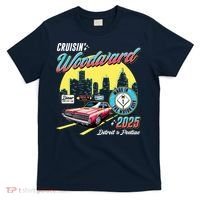 Crusin Woodward Made In The Motor City 2025  T-Shirt thumb 0