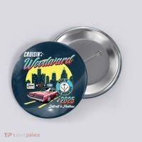 Crusin Woodward Made In The Motor City 2025  Button thumb 0