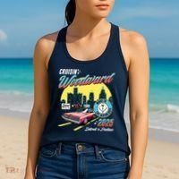Crusin Woodward Made In The Motor City 2025  Women's Tank Top thumb 2