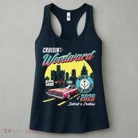 Crusin Woodward Made In The Motor City 2025  Women's Tank Top thumb 3