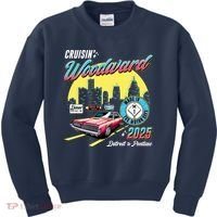 Crusin Woodward Made In The Motor City 2025  Kids Sweatshirt thumb 0