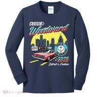 Crusin Woodward Made In The Motor City 2025  Kids Long Sleeve Shirt thumb 0