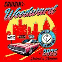 Crusin Woodward Made In The Motor City 2025  Santa Hat thumb 1