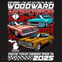 Cruisin Woodward MOPOWER Drive Your Dream Ride In 2025 Women's Hoodie thumb 2