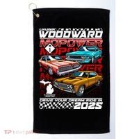 Cruisin Woodward MOPOWER Drive Your Dream Ride In 2025 Golf Towel thumb 0