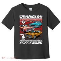 Cruisin Woodward MOPOWER Drive Your Dream Ride In 2025 Toddler T-Shirt thumb 0