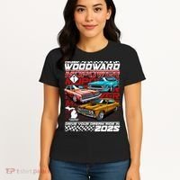 Cruisin Woodward MOPOWER Drive Your Dream Ride In 2025 Women's T-Shirt thumb 4