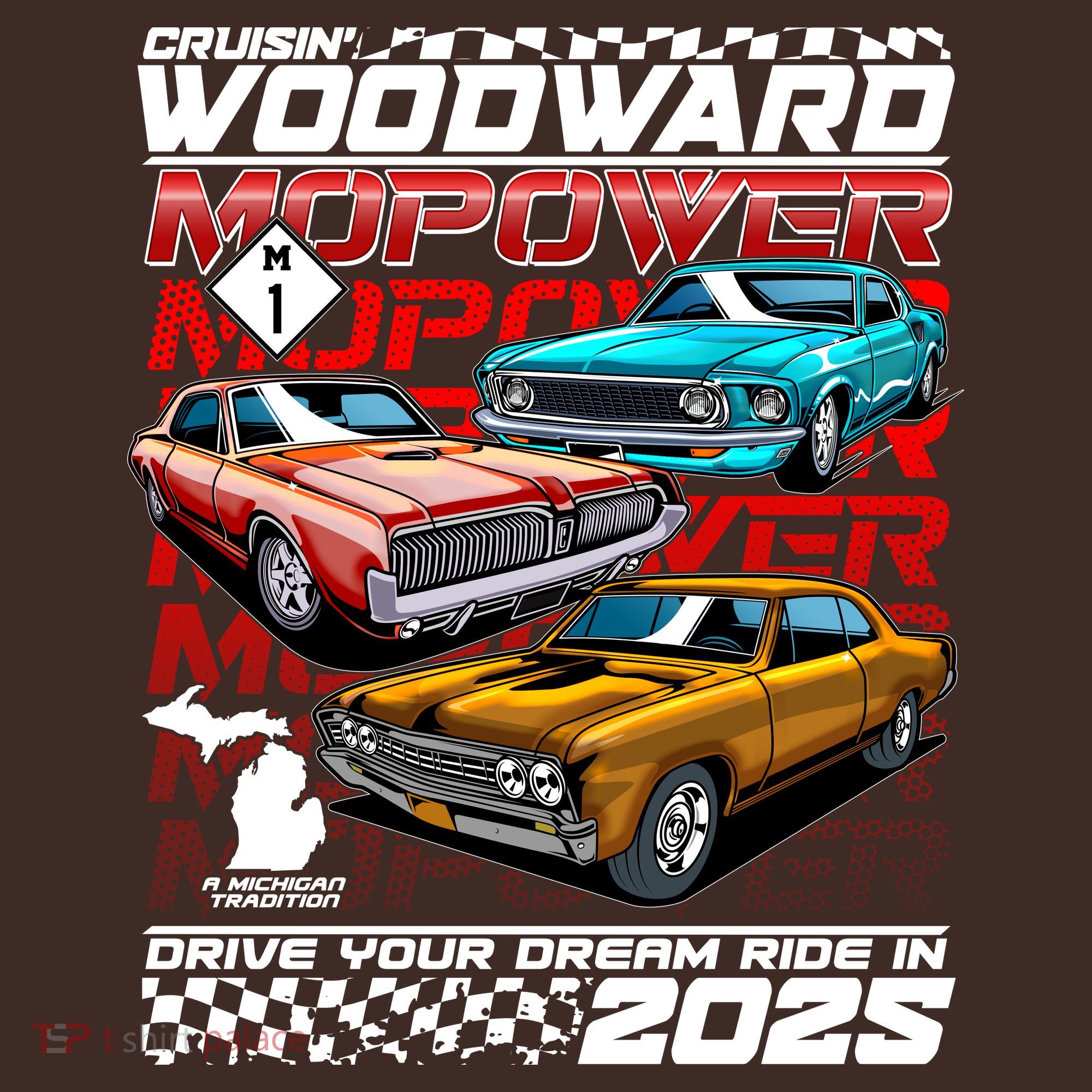 Cruisin Woodward MOPOWER Drive Your Dream Ride In 2025 Beanie