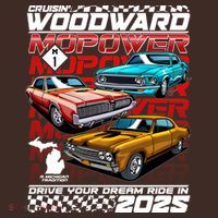 Cruisin Woodward MOPOWER Drive Your Dream Ride In 2025 Mousepad thumb 1