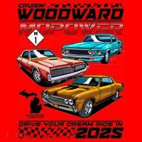 Cruisin Woodward MOPOWER Drive Your Dream Ride In 2025 Santa Hat thumb 1