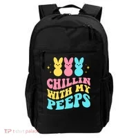 Chillin With My Peeps Cute Easter Backpack thumb 0