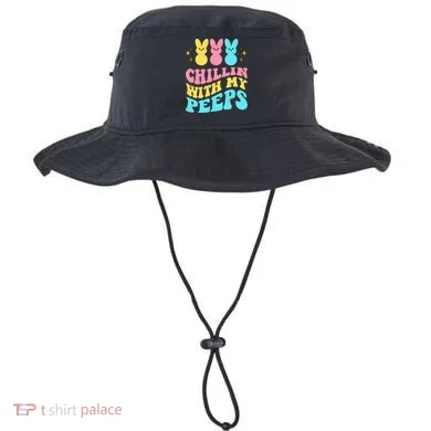 Chillin With My Peeps Cute Easter Bucket Hat