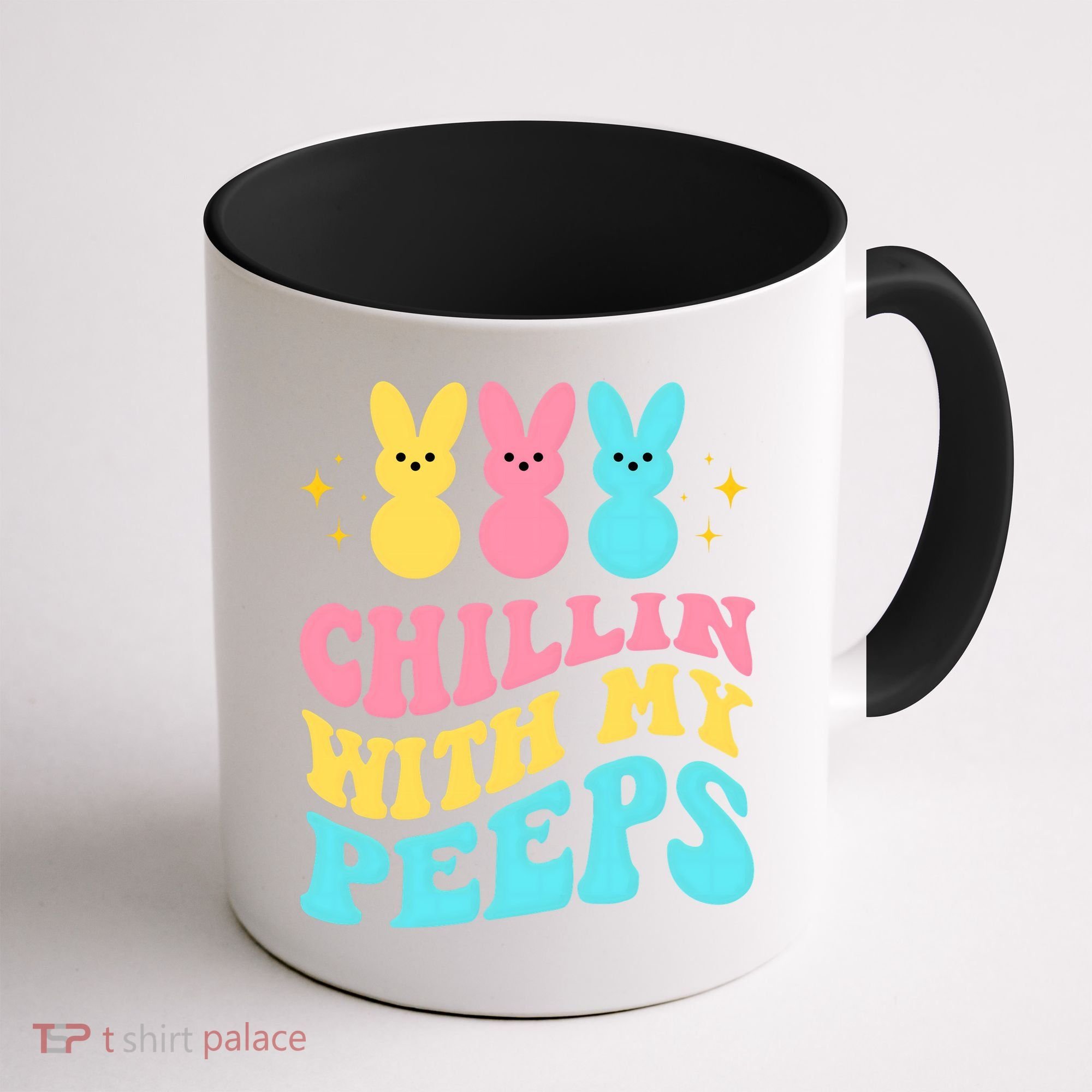 Chillin With My Peeps Cute Easter Coffee Mug