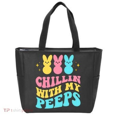 Chillin With My Peeps Cute Easter Bag