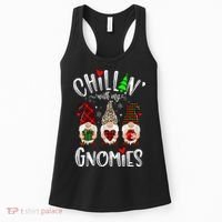 Chillin With My Gnomies Christmas Gnome Family Matching Xmas Women's Tank Top thumb 0