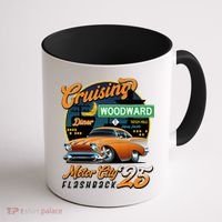 Cruising Woodward Motor City Flashback 2025 Coffee Mug thumb 1