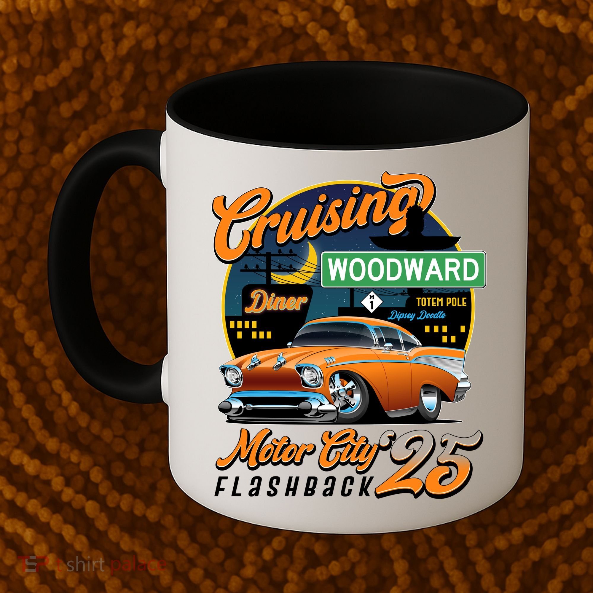 Cruising Woodward Motor City Flashback 2025 Coffee Mug