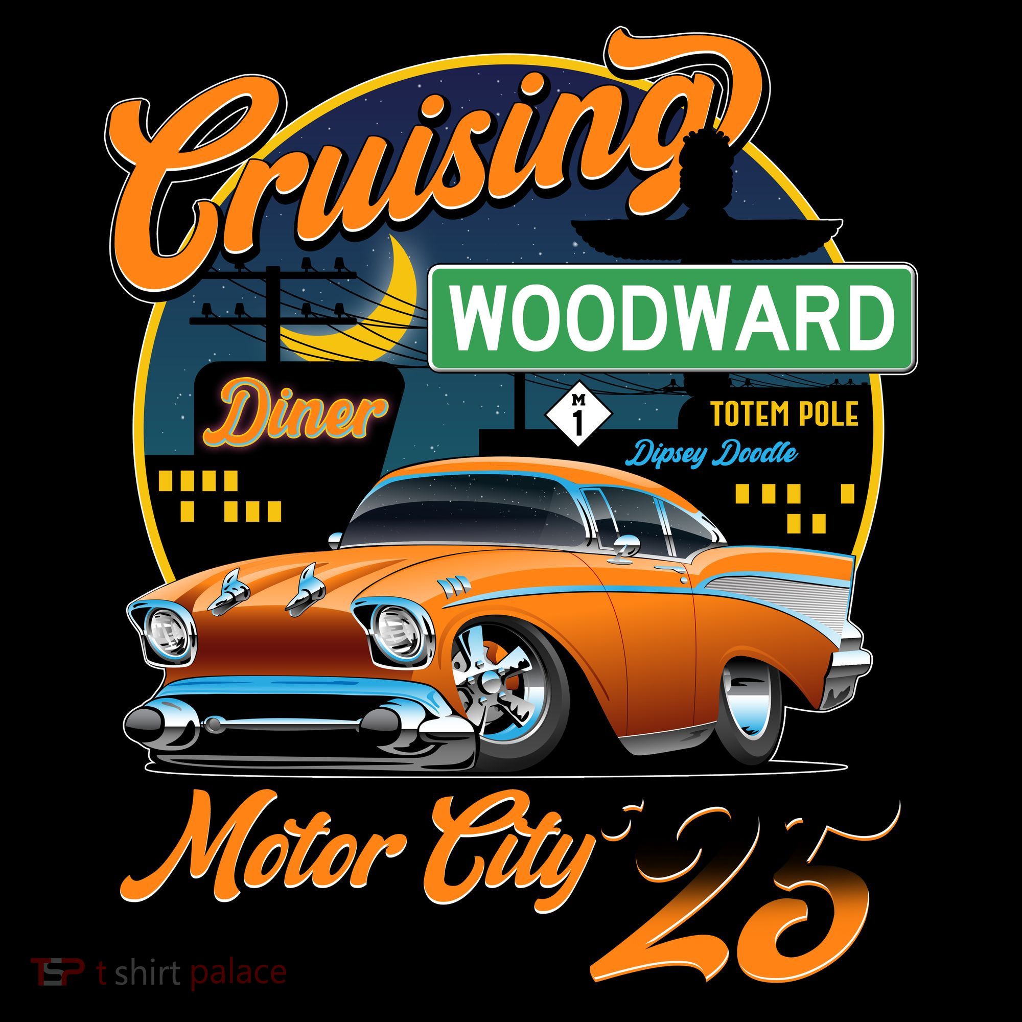 Cruising Woodward Motor City Flashback 2025 Coffee Mug
