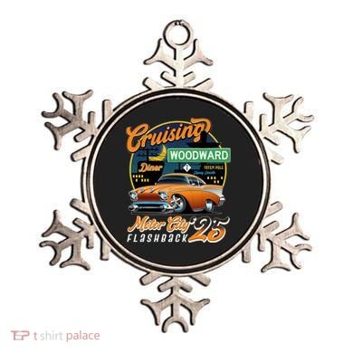 Cruising Woodward Motor City Flashback 2025 Ornament
