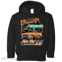 Cruising Woodward Motor City Flashback 2025 Toddler Hoodie thumb 0