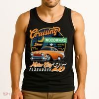 Cruising Woodward Motor City Flashback 2025 Tank Top thumb 3