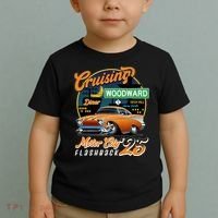 Cruising Woodward Motor City Flashback 2025 Toddler T-Shirt thumb 2
