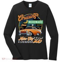 Cruising Woodward Motor City Flashback 2025 Women's Long Sleeve Shirt thumb 0