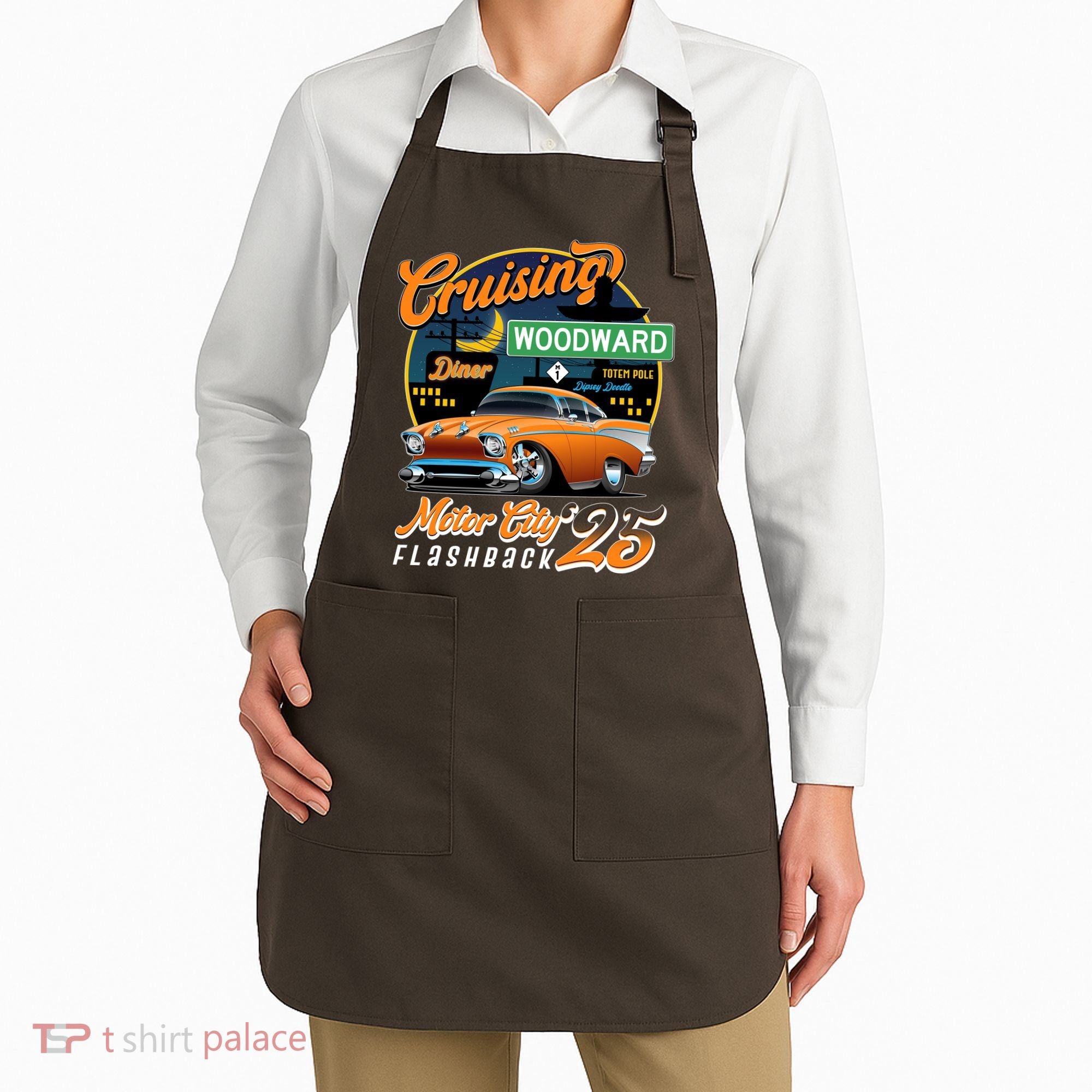 Cruising Woodward Motor City Flashback 2025 Apron