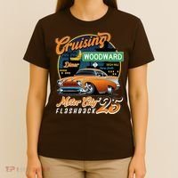 Cruising Woodward Motor City Flashback 2025 T-Shirt thumb 4