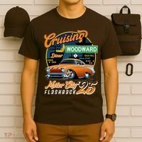 Cruising Woodward Motor City Flashback 2025 T-Shirt thumb 6