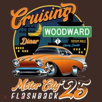 Cruising Woodward Motor City Flashback 2025 Mousepad thumb 1