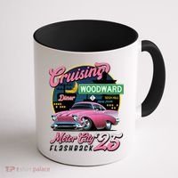 Cruising Woodward Motor City Flashback 2025 Coffee Mug thumb 1