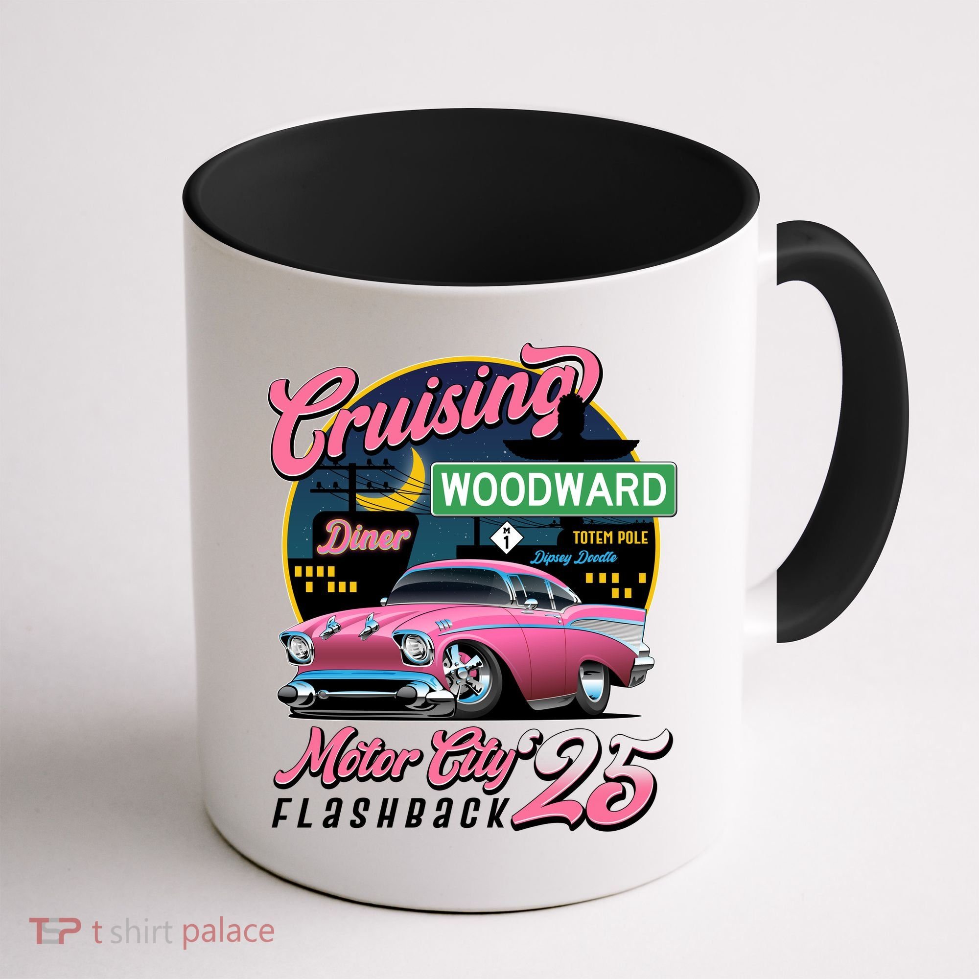 Cruising Woodward Motor City Flashback 2025 Coffee Mug