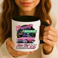Cruising Woodward Motor City Flashback 2025 Coffee Mug thumb 3