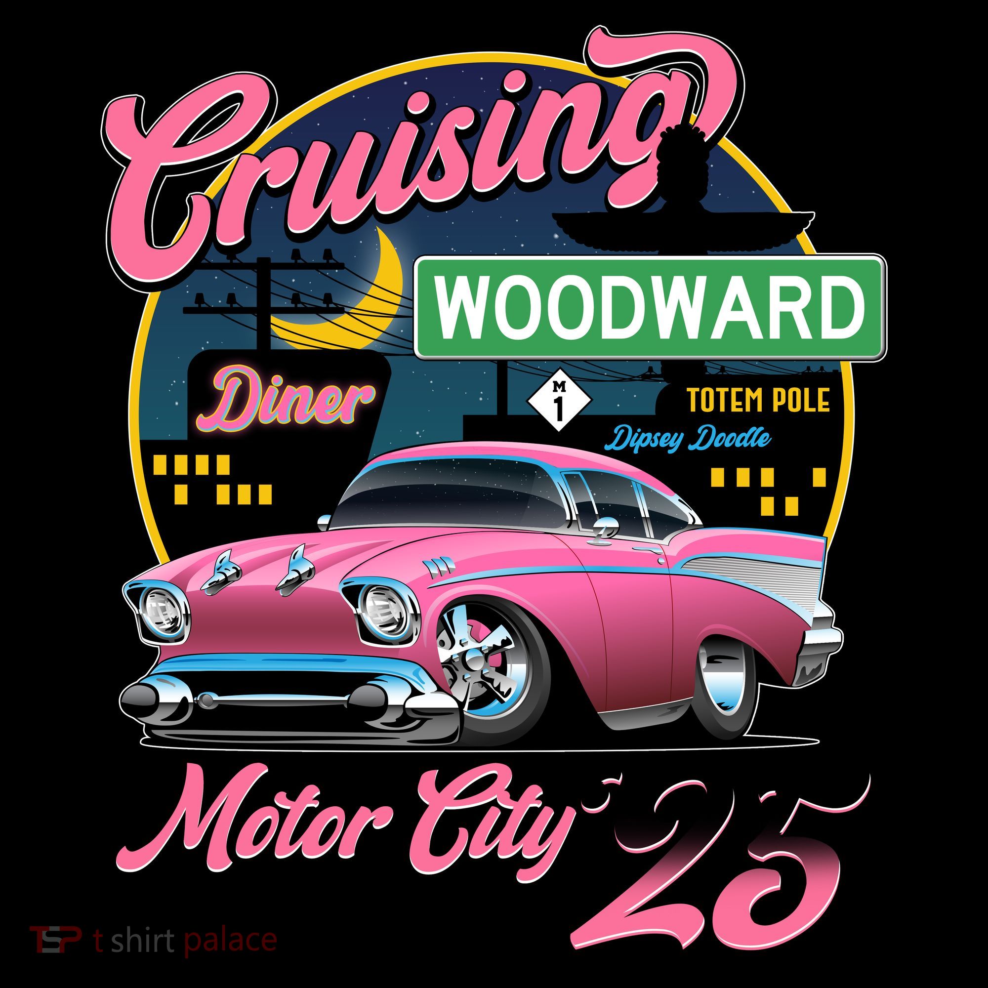 Cruising Woodward Motor City Flashback 2025 Coffee Mug
