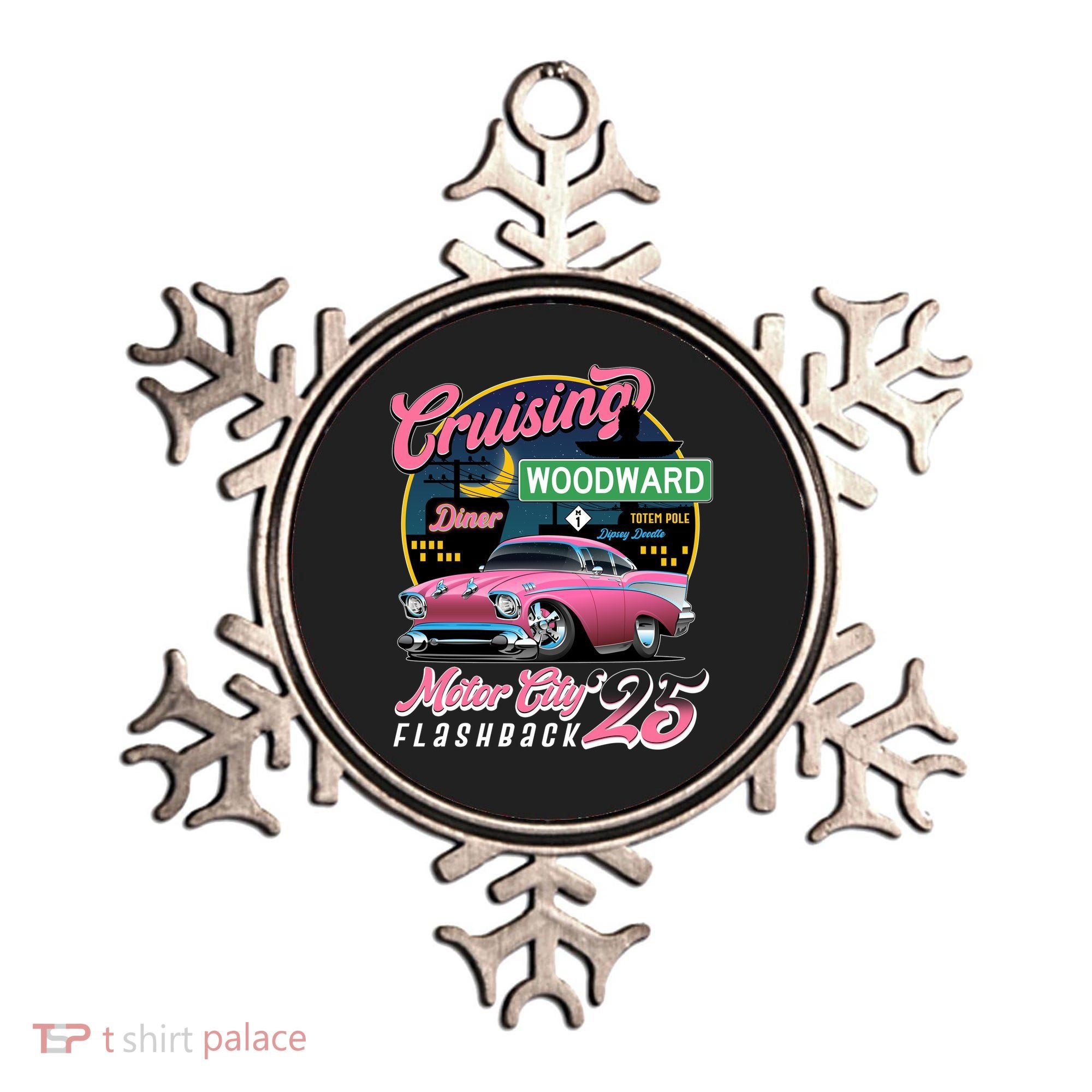 Cruising Woodward Motor City Flashback 2025 Ornament