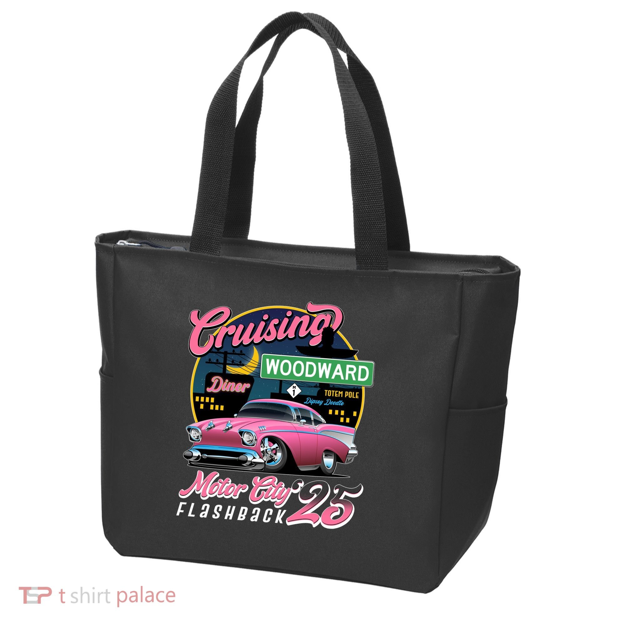 Cruising Woodward Motor City Flashback 2025 Tote Bag