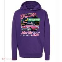 Cruising Woodward Motor City Flashback 2025 Hoodie thumb 0