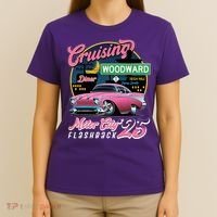Cruising Woodward Motor City Flashback 2025 T-Shirt thumb 4