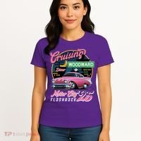 Cruising Woodward Motor City Flashback 2025 Women's T-Shirt thumb 4