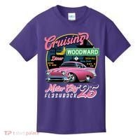 Cruising Woodward Motor City Flashback 2025 Kids T-Shirt thumb 0