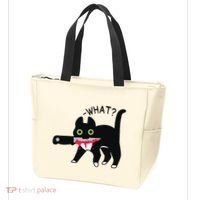 Cat What Murderous Tuxedo Cat With Knife Halloween Costume Tote Bag thumb 3