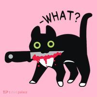 Cat What Murderous Tuxedo Cat With Knife Halloween Costume Coaster thumb 2