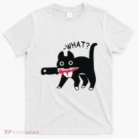 Cat What Murderous Tuxedo Cat With Knife Halloween Costume T-Shirt thumb 0