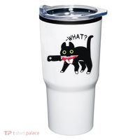 Cat What Murderous Tuxedo Cat With Knife Halloween Costume Tumbler thumb 0