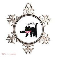Cat What Murderous Tuxedo Cat With Knife Halloween Costume Ornament thumb 0