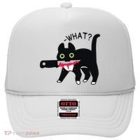 Cat What Murderous Tuxedo Cat With Knife Halloween Costume Hat thumb 0