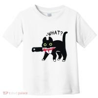 Cat What Murderous Tuxedo Cat With Knife Halloween Costume Toddler T-Shirt thumb 0